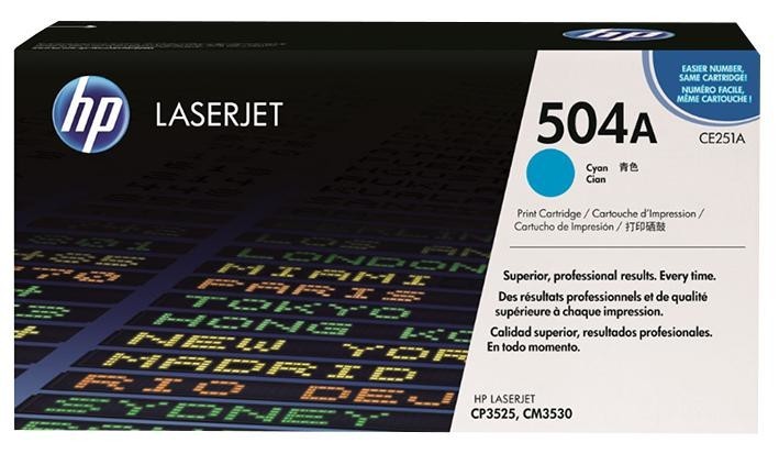 Hewlett Packard Ce251A Toner, Cyan, Colour Laserjet, Ce251A