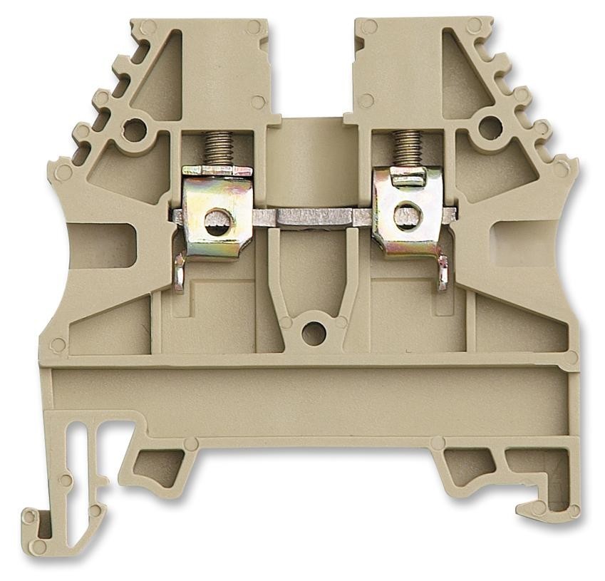 Imo Precision Controls Er6Beige Terminal Block, Din Rail, 2Pos, 8Awg