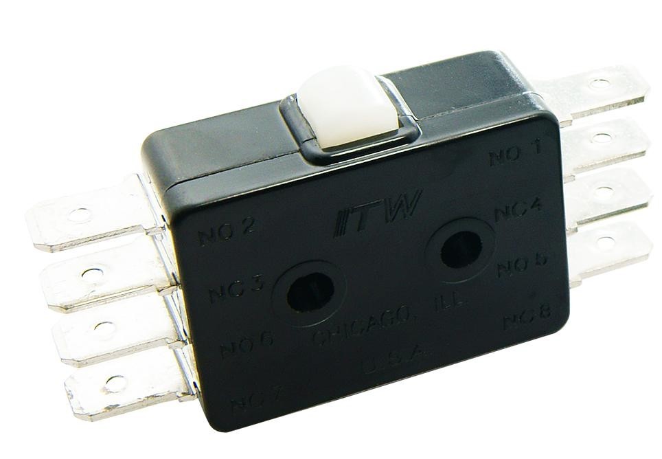 Itw Switches 22-504 Switch, Snap Action, Dpdt