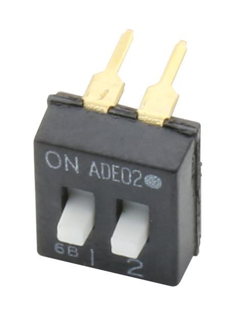 Alcoswitch / Te Connectivity 1825360-1 Dip Switch, 2Pos, Spst, Slide
