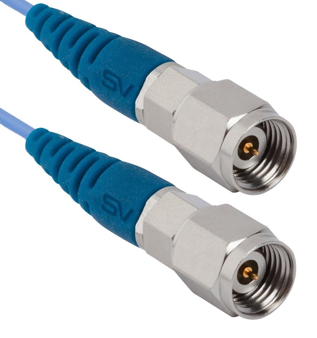 Amphenol SV Microwave 7016-0121 Cable Assy, 2.4mm Plug-Plug, 12