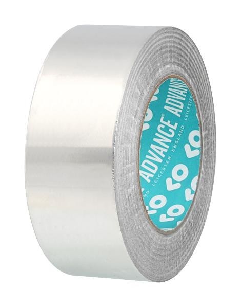 Advance Tapes At500 Silver 45M X 50mm Tape, Aluminium Foil, 45M X 50mm