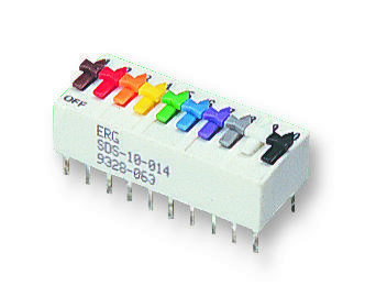 Erg Components Sds-10-014 Switch, Dil, St, 10Way