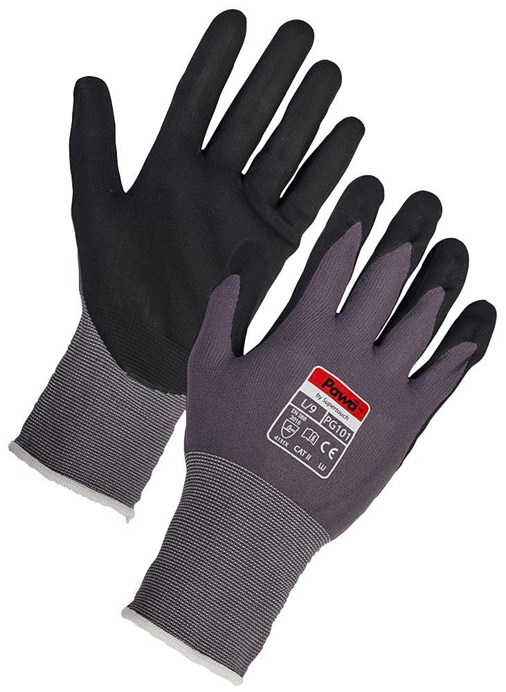 Pawa Pg10165 NItrile Dipped Palm Gloves - Xxl (11)