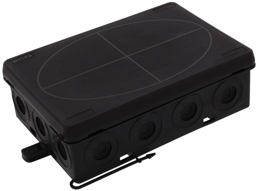 Wiska 10109596 Junction Box 126X86X41mm Ka 016 Blk