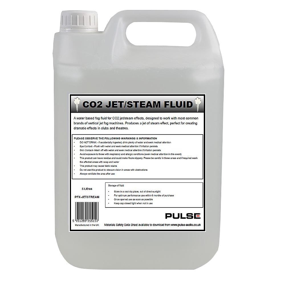 Pulse Pfx-Jetstream Fog Fluid, Co2 Jet / Steam Effect, 5L