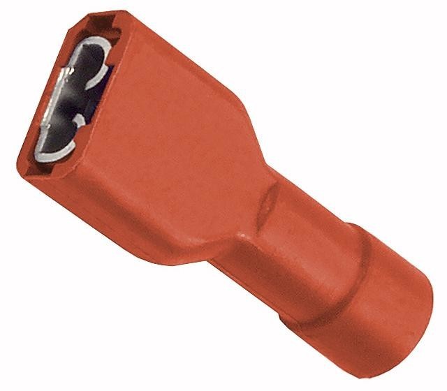 Multicomp Pro Mc29396 Terminal, Female DisConnectorect, 0.25In, Red