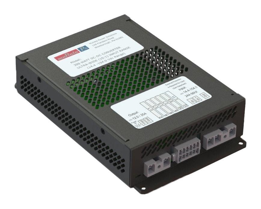 Murata Power Solutions Irv300-24W80-C Dc-Dc Converter, 24V, 12.5A