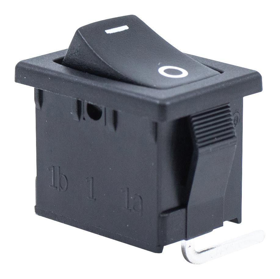 E-Switch R1966Ablkblkgr Rocker Sw, Spst, 15A, 125V