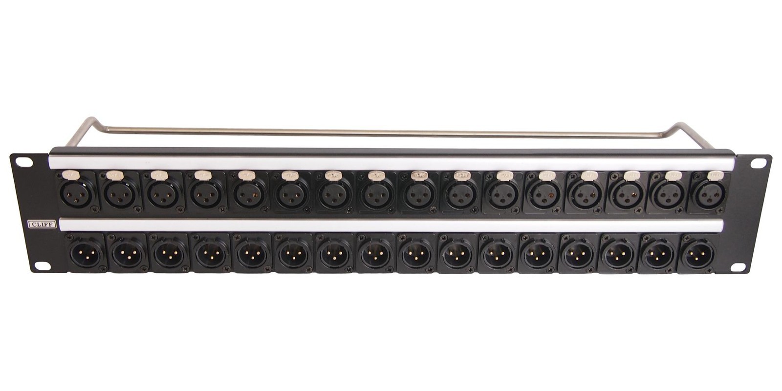 Cliff Electronic Components Cp30192 Patch Panel, Xlr, 96Port, 2U