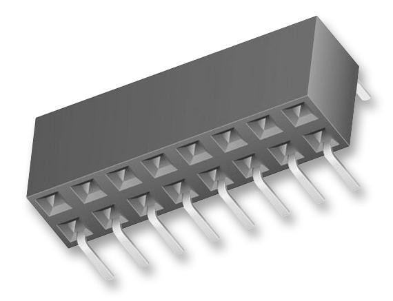 Samtec Bcs-117-L-D-He Socket, 2.54mm, Horizontal, 2X17Way