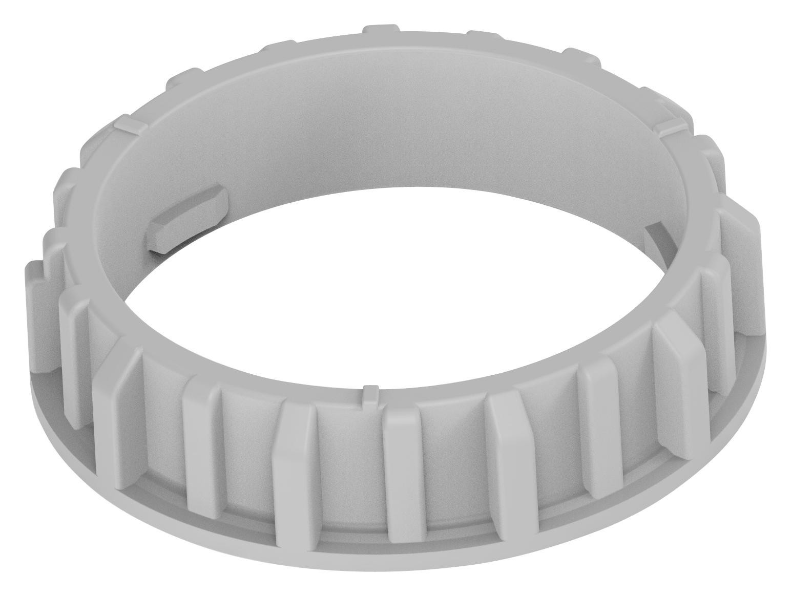 Te Connectivity 2350943-2 Fix Ring, Pbt Gf20, Grey