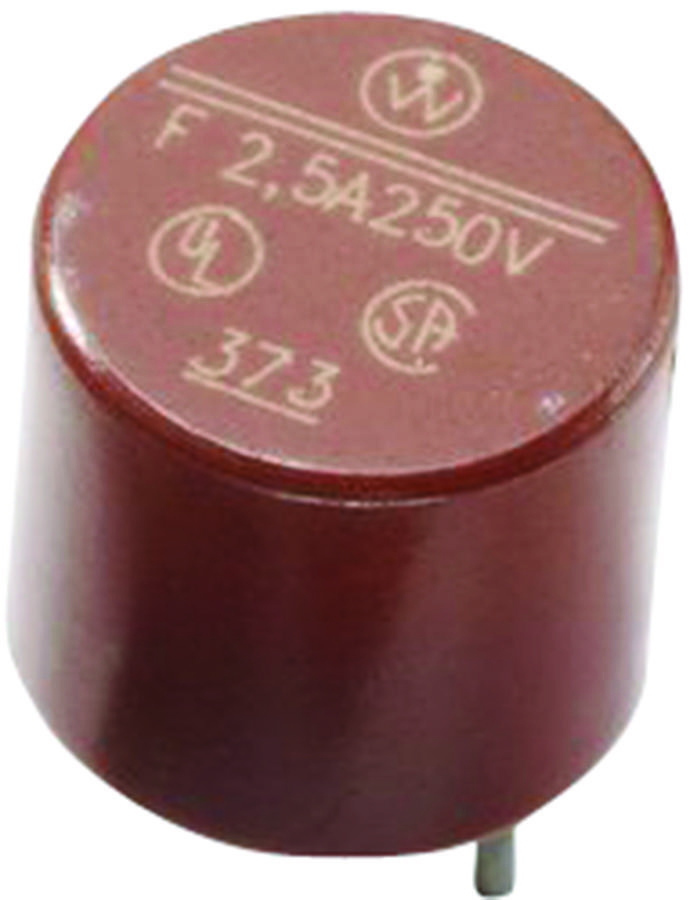 Littelfuse Wickmann 37212500411 Fuse, Pcb, 2.5A, 250V, Time Delay