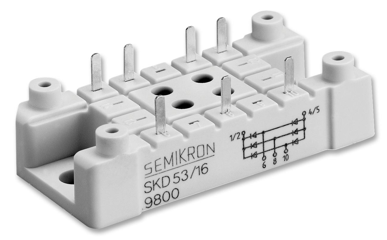 Semikron Skd 83/16 Bridge Rectifier, 3 Ph, 83A, 1600V