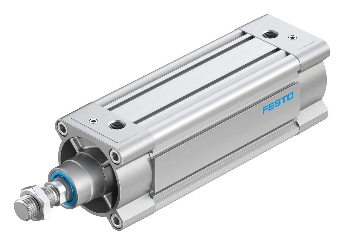 Festo Dsbc-80-160-D3-Ppva-N3 Cylinder, Dbl Acting, 80mm, 12Bar, 160mm