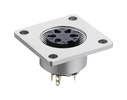 Lumberg 0308 07 Socket, Flange Chassis, 7 Way