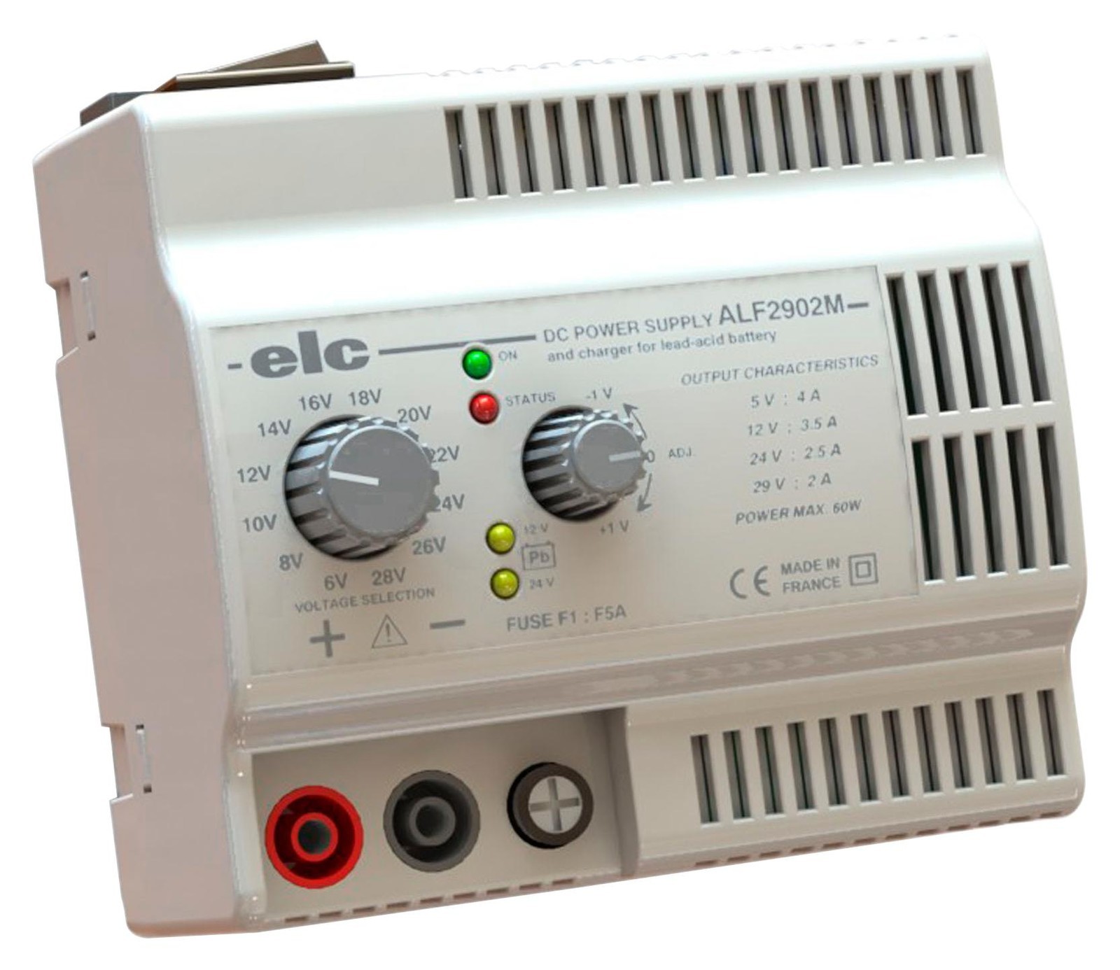 Elc Alf2902M Power Supply, Battery Charger, 60W