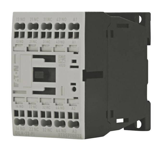 Eaton Moeller Dila-22(220V50/60Hz)-Pi Contactor, Dpst-No/nc, 220Vac, Din/panel