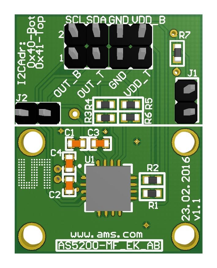 Ams Osram Group As5200L-Mf_Ek_Ab Adapter Board Kit, Position Sensor