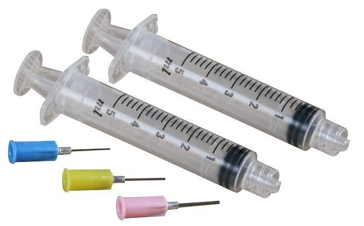 Deluxe Ac-8 Pin Point Glue Syringes & Tips