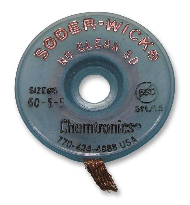 Chemtronics 60-2-5 Desoldering Braid, 1.5mm X 1.5mm