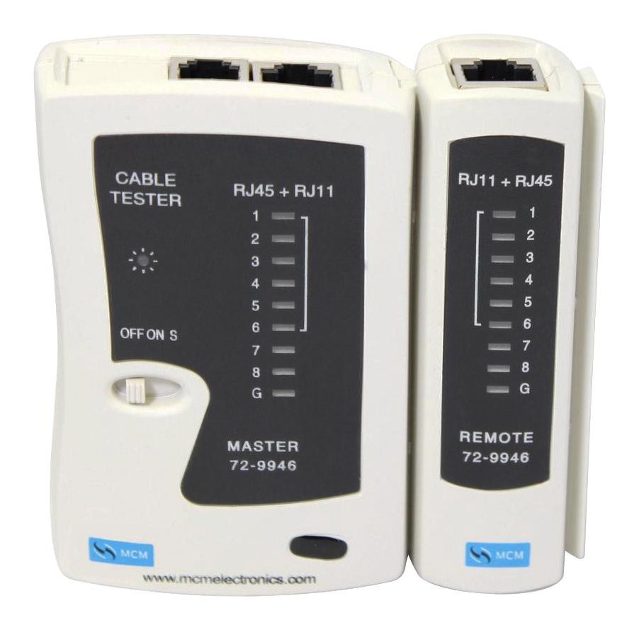 Pro Signal 72-9946. Network Cable Tester, Rj-45/rj-11 Cable