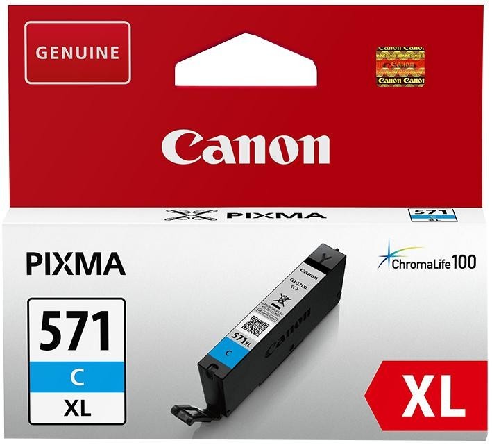 Canon Cli-571C Xl Ink Cart, Cli-571C Xl, High Capacitor Cyan