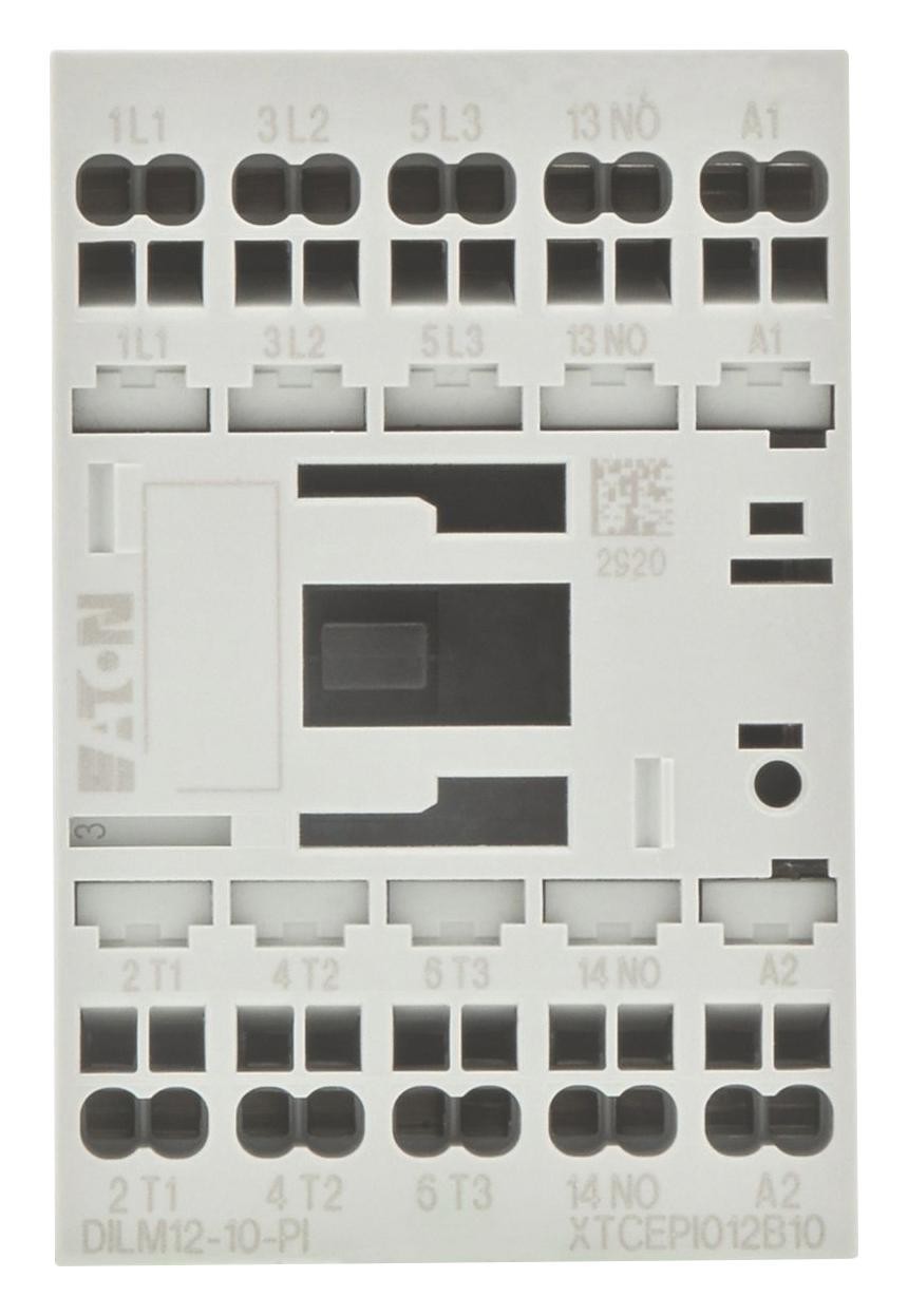 Eaton Moeller Dilm12-10(230V50Hz,240V60Hz)-Pi Contactor, 3Pst-No, 230Vac, Din/panel