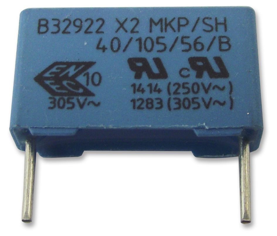 EPCOS B32922C3104M000 Capacitor, 0.1Îf, 20%, Pp