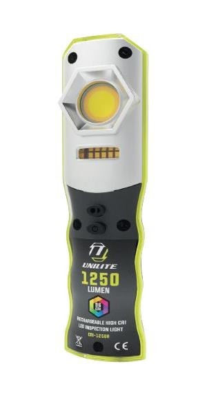 Unilite International Cri-1250R Inspection Light Torch, 1250Lm, Li-Ion