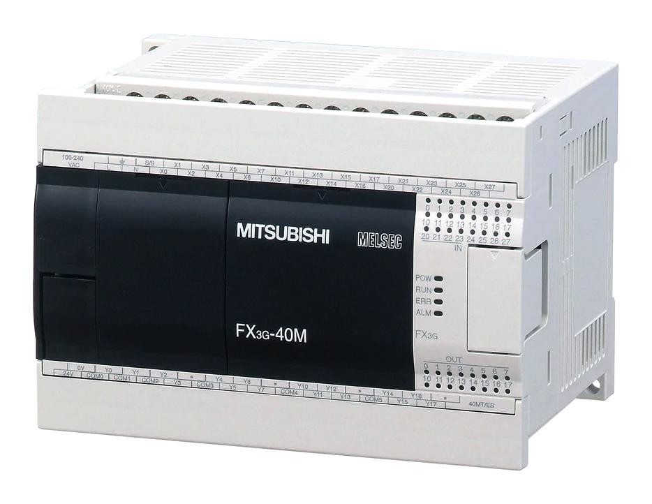 Mitsubishi Fx3G-40Mr-Es Process Controller, 40I/o, 37W, 240Vac