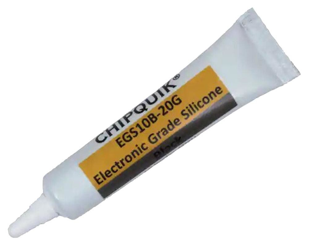 Chip Quik Egs10C-20G Silicone Adhesive Sealant, Tube, 20G