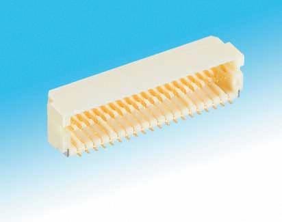 Hirose Df20F-20Dp-1H(65) Connector, R/a Header, 20Pos, 2Row, 1mm