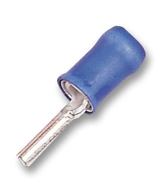 Amp Connectors / Te Connectivity 165046 Crimp Terminal, Pin, Blue