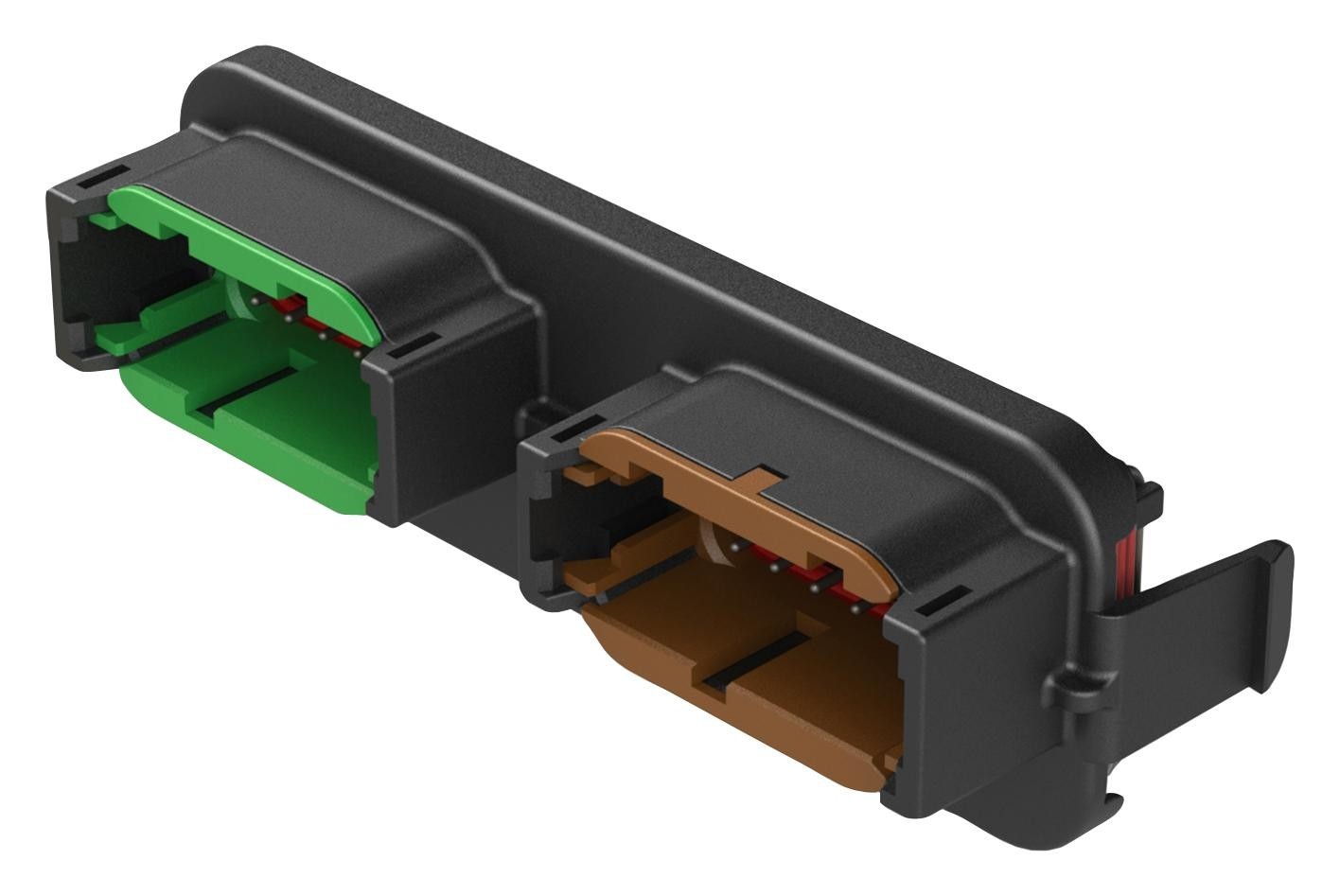 Amphenol Sine/tuchel Atm13-12Pc-12Pd-Bm03 Automotive Connector, 24Pos, Rcpt, 7.5A, 250V