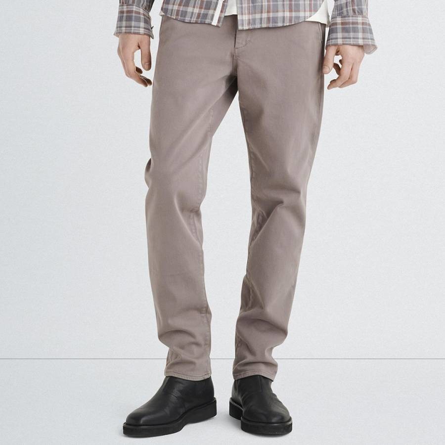 Brown Action Loopback Chino Trouser