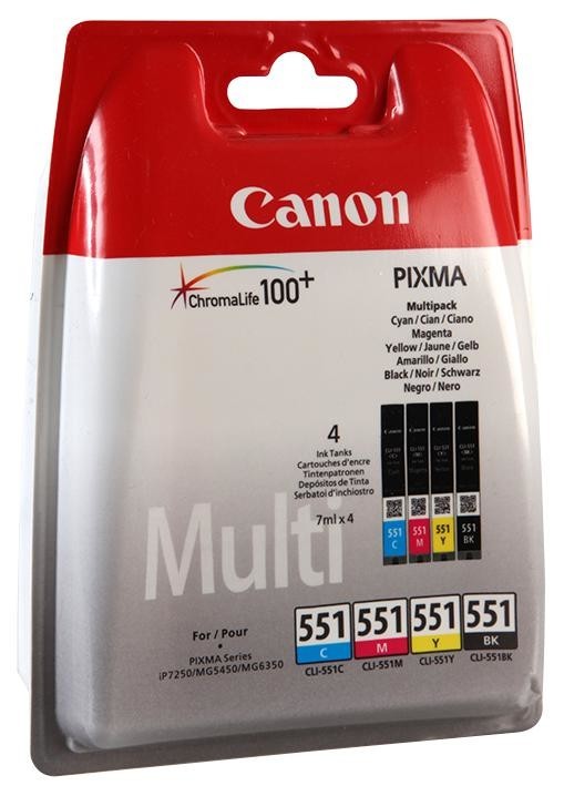 Canon Cli551Multi Ink Cartridge, Original, Multiple, Canon