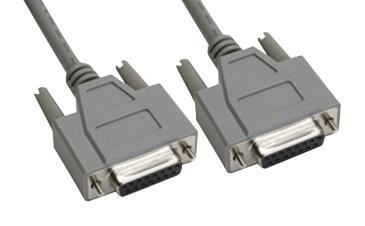 Amphenol Cables on Demand Cs-Dsdmdb15Ff-005 Cable Assy, 15P D Sub Rcpt-Rcpt/1.52M