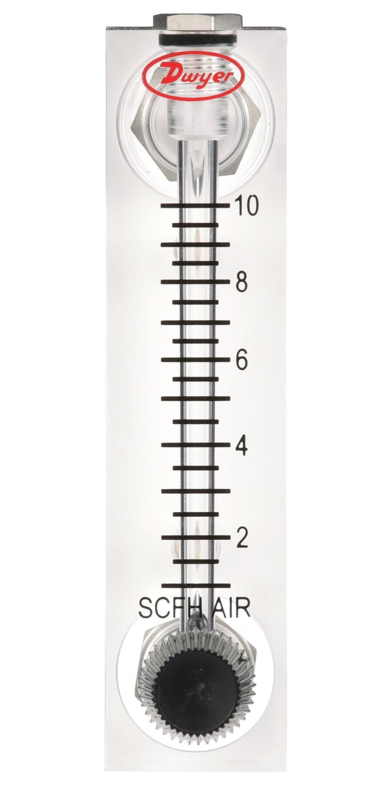 Dwyer Vfa-43-Ec Liquid Flowmeter, 10Bar, 0.33Gpm, 1/8