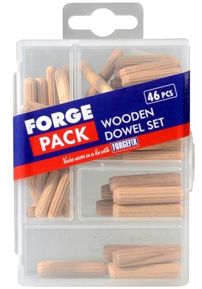 Forgepack Fpdowset Wooden Dowels Set Pk46