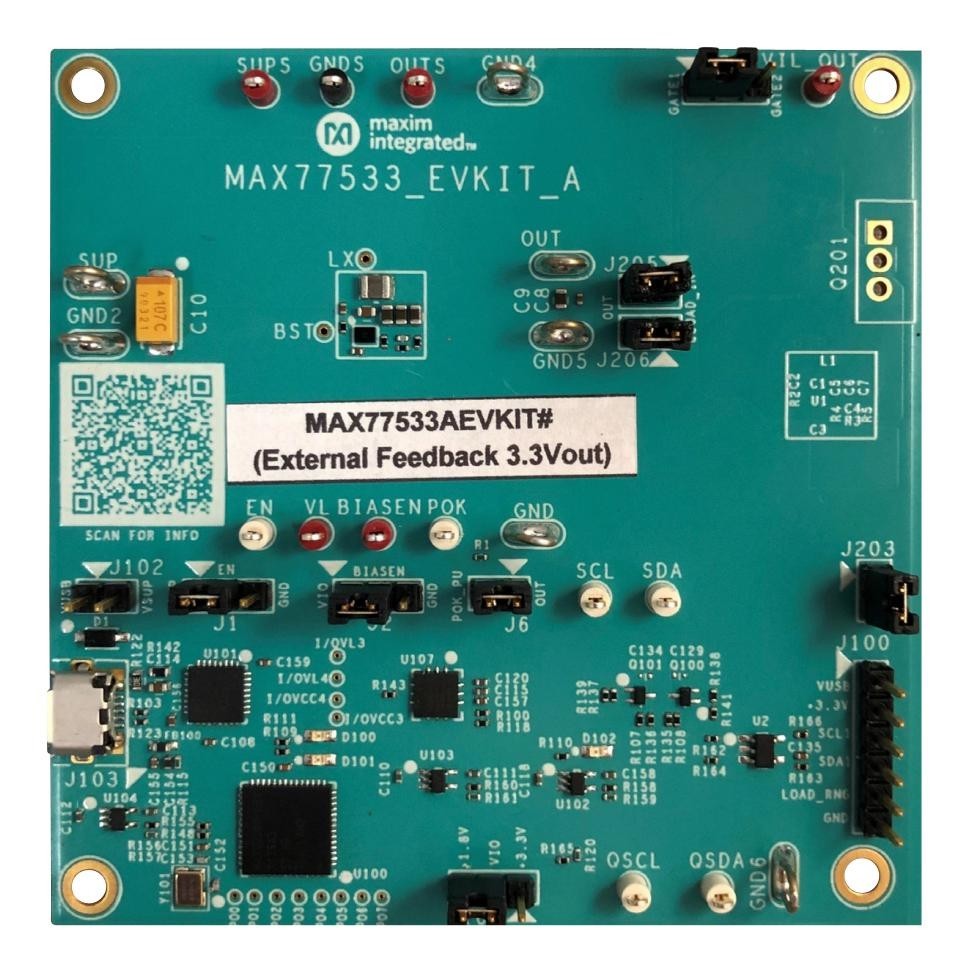 Maxim Integrated/analog Devices Max77533Aevkit# Eval Kit, Synchronous Buck Converter