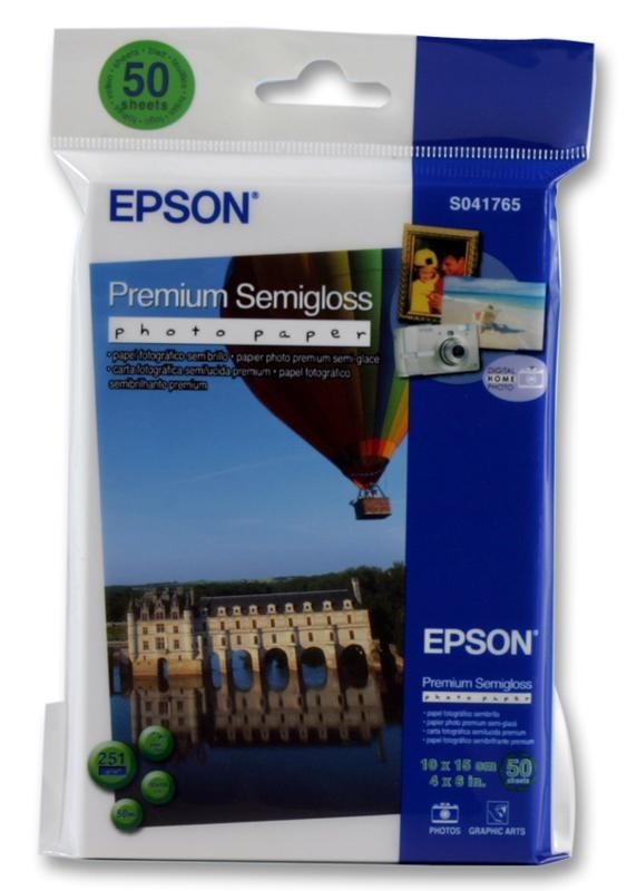 Epson S041765 Epson Premium Semigloss 10X15 50Pk