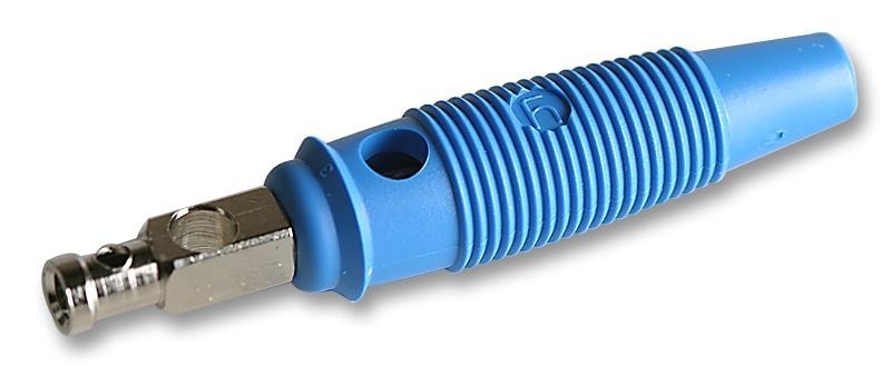 Hirschmann Test And Measurement 930727102 Plug, 4mm, Bunch Pin, Blue, Pk5 , Bu
