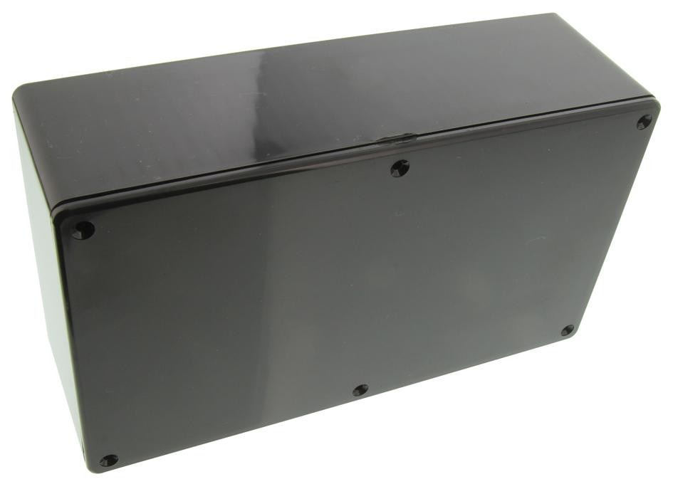 Hammond 1591Ebk Box, Abs, Black, 191X110X61mm