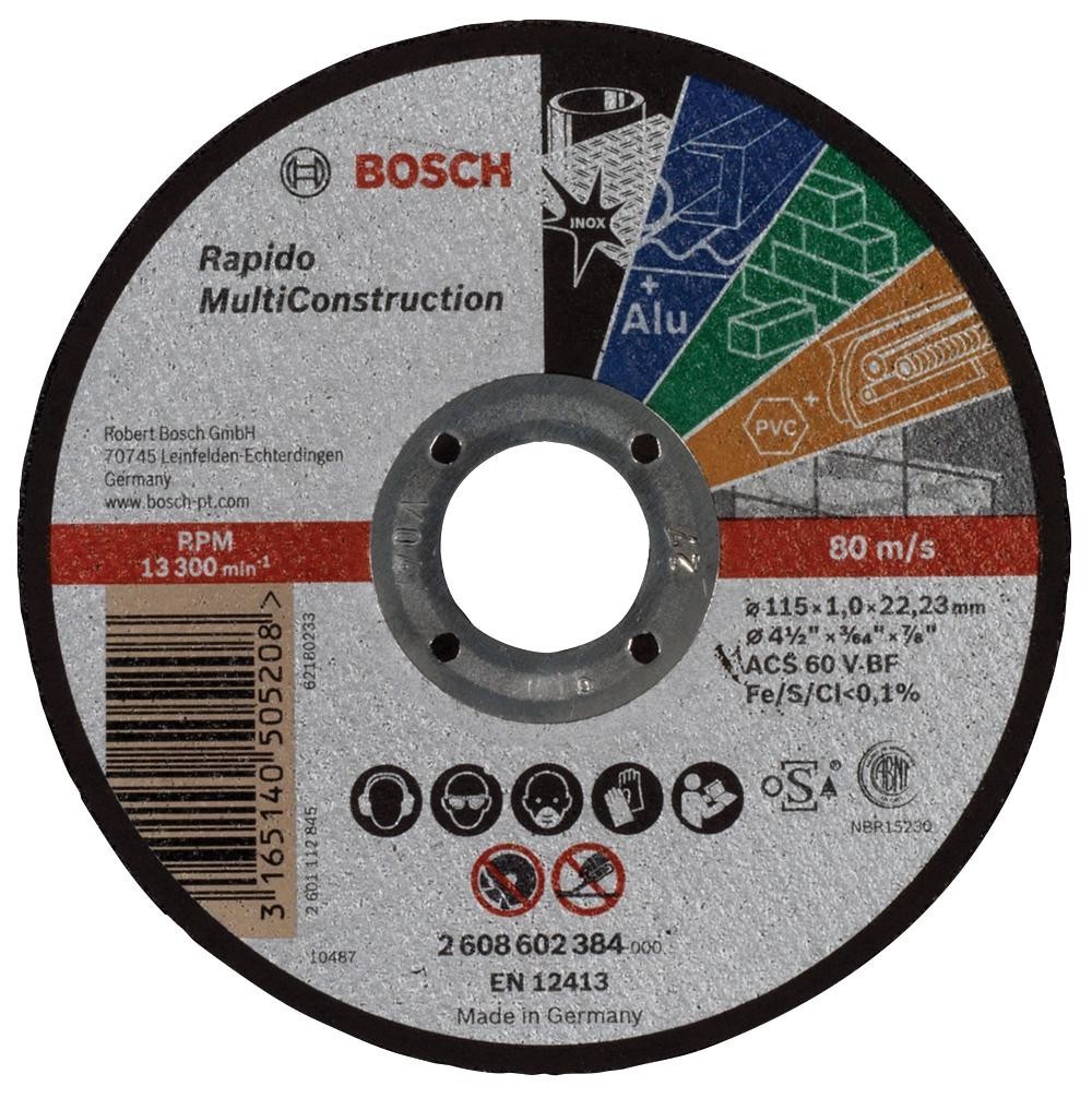 Bosch 2608602384 115mm Multiconstruction Cutting Disc
