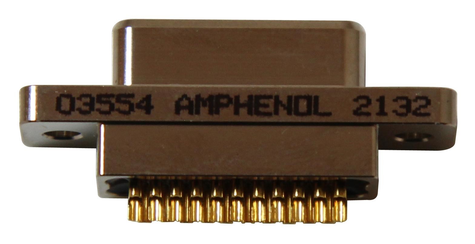 Amphenol Canada M83513/01-Cc D Sub Connector, Plug, 21 Pos, Solder Cup