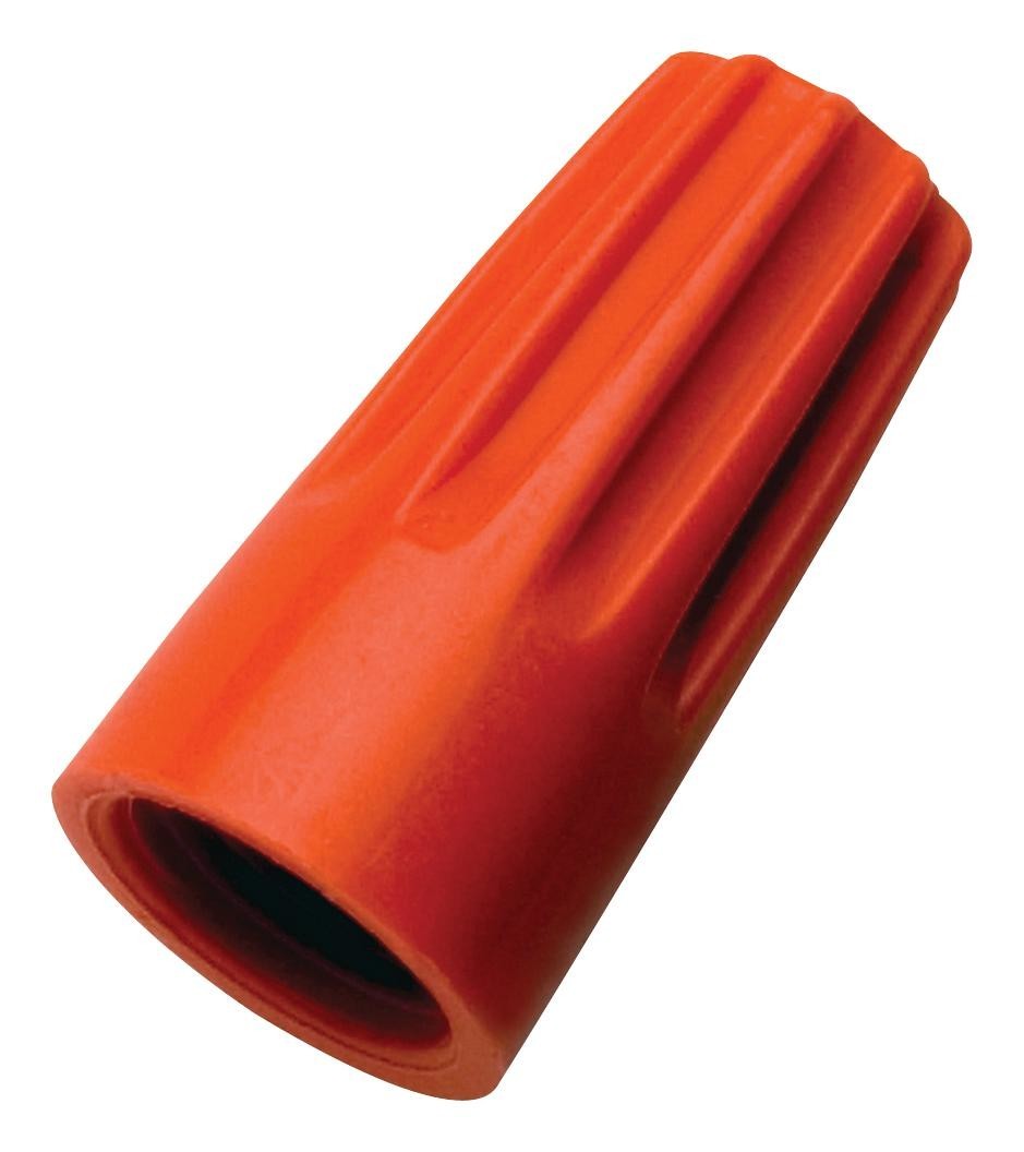 Ideal 30-073J Terminal, Connector, Twist On, Org, 22-14Awg