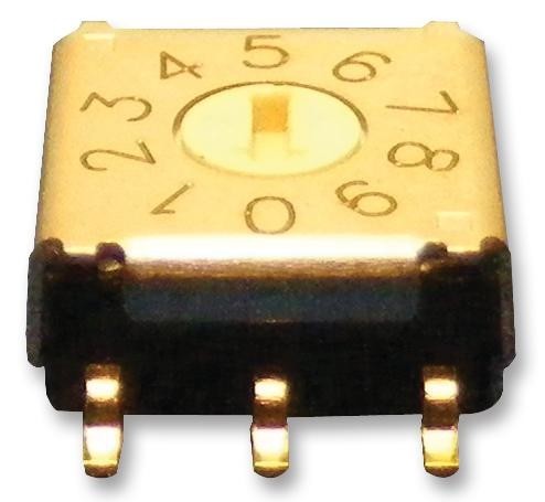 Omron A6Ks-162Rf Switch, Rotary, 16Way, 3X3, Top, Smd