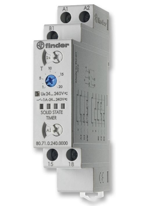 Finder Relays Relays 80.71.0.240.0000 Timer Ssr O/p