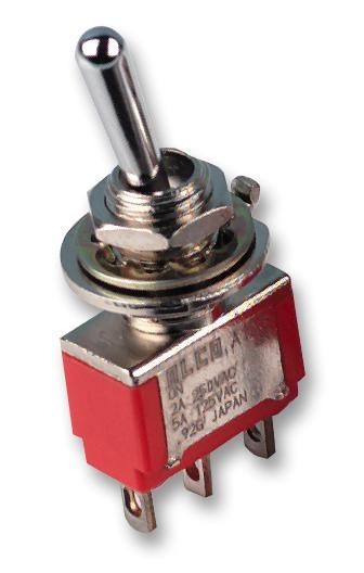 Alcoswitch / Te Connectivity 2-1825137-6 Toggle Switch, Spdt, 5A, 120Vac, Panel